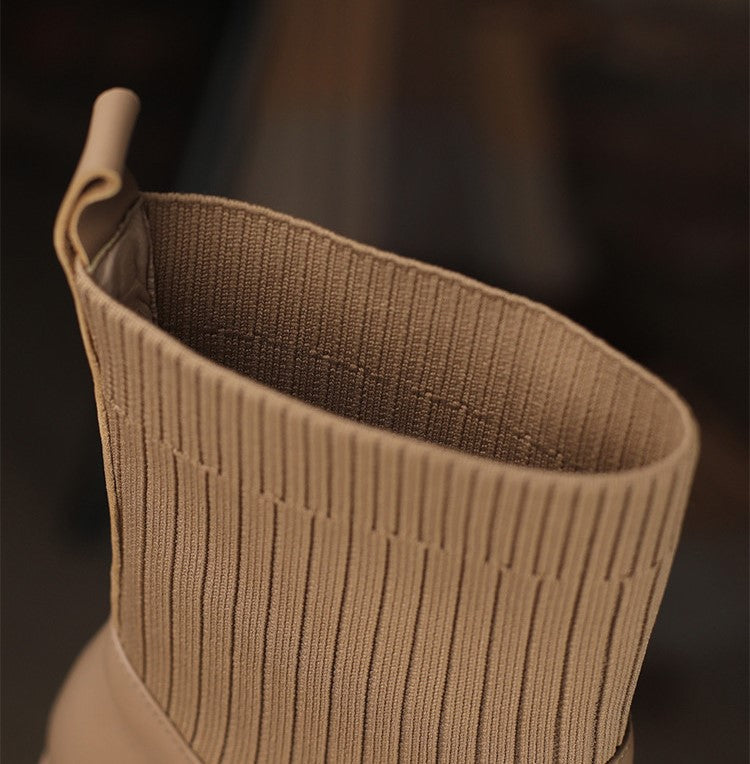 Dallas Bota Feminina Texana Western Cano Curto com Malha - Damasco