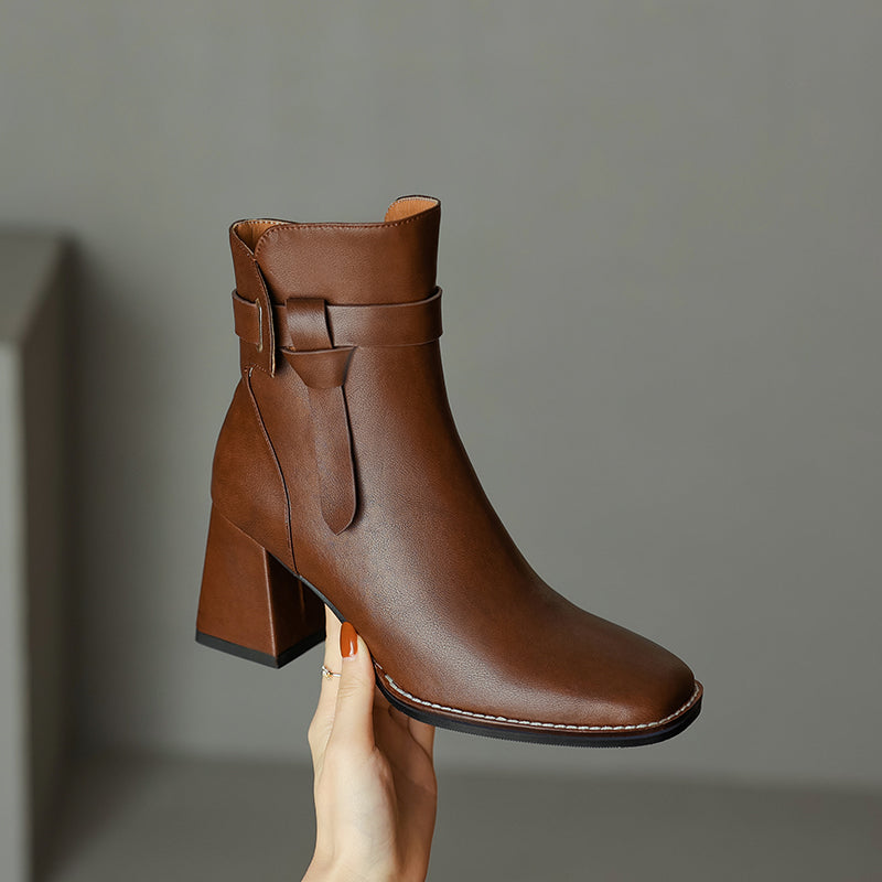 Arizona Bota Feminina Texana Western Cano Curto - Marrom