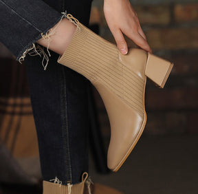 Dallas Bota Feminina Texana Western Cano Curto com Malha - Damasco