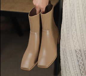 Dallas Bota Feminina Texana Western Cano Curto com Malha - Damasco