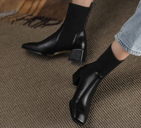 Dallas Bota Feminina Texana Western Cano Curto com Malha - Preto