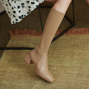 Dallas Bota Feminina Texana Western Cano Longo com Malha - Dallas