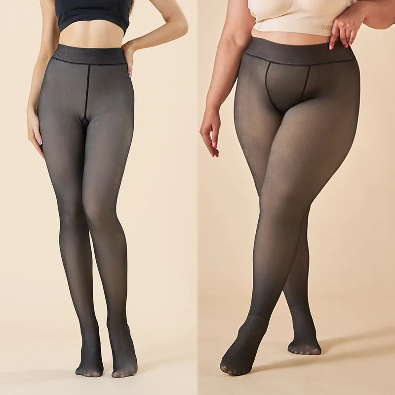 2 Pack - Fleece Thermal Tights