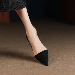 Marselha Sapato Feminino Salto Alto De Bico Fino - Preto