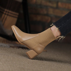 Dallas Bota Feminina Texana Western Cano Curto com Malha - Damasco
