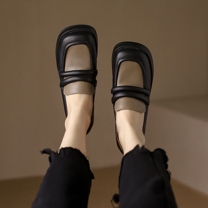 Virginia Mocassim Feminino com Salto - Preto