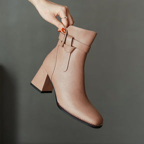Arizona Bota Feminina Texana Western Cano Curto - Cáqui